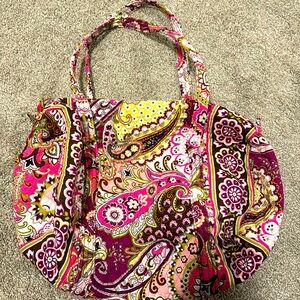 Pink Floral Vera Bradley Duffle Bag